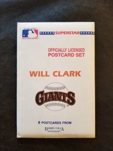 WILL CLARK SAN FRANCISCO GIANTS 1990 BARRY COLLA POSTKARTEN-SET - Bild 1 von 2