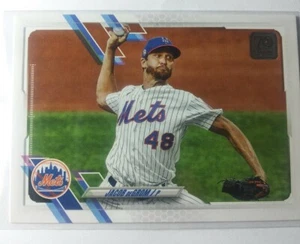 2021 Topps Series 1 Base #200 Jacob deGrom - New York Mets - Picture 1 of 2