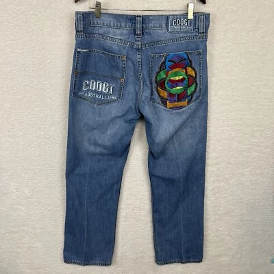 Coogi Australia Jeans Embroidered Logo Jeans Men’s 34x34 Vintage Streetwear - Image 1 of 4