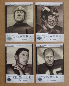 2001 UPPER DECK NFL LEGENDS FOOTBALL THE FLORENTINO COLLECTION COMPLETE YOUR SET