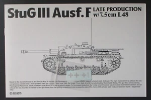 Takom 1/35th Scale Stug III Ausf F Late - Decals from Kit No. 8015 - Picture 1 of 1