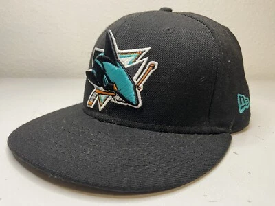 Sombrero ajustado negro New Era 59FIFTY NHL San Jose Sharks - talla 7 Foto 1 de 4