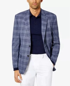 Lauren Ralph Lauren Herren UltraFlex Karierter Blazer - Blau - 40L - Bild 1 von 17