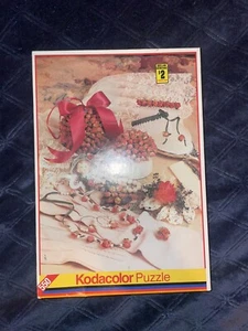 Kodacolor Dried Roses 550 Piece Puzzle 13"x19" Rose Art 20140 Sealed - Picture 1 of 3
