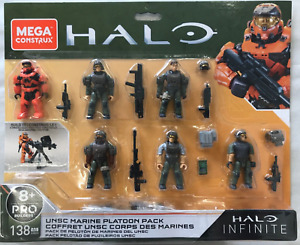 Mattel Mega Construction Halo Infinite Since Marine Platoon 138 PCS New GXB00