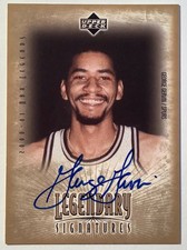 2000-01 Upper Deck Legends GEORGE GERVIN Legendary Signatures Auto Autograph