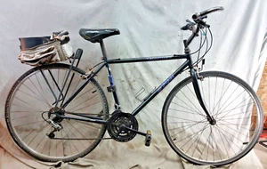1997 Fuji Crosstown City Hybrid Bike 19"Large Steel Triple 15 Speed USA Shipper! - Picture 1 of 20