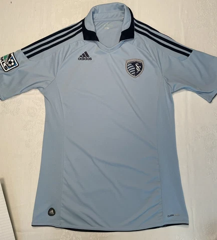 MLS Sporting KC 2012 Soccer Kit Jersey Home - Size M Adidas Cover