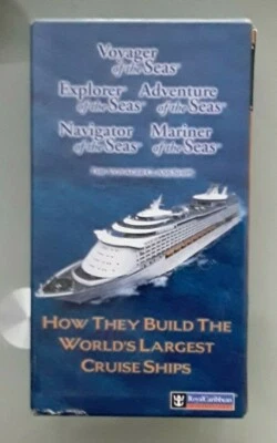 royal caribbean HOW THEY BUILD THE WORLDS LARGEST CRUISE SHIPS VHS VIDEOTAPE - Image 1 of 2
