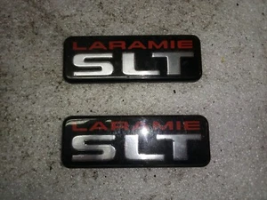 96-01 Dodge Ram—"Laramie SLT" Cab Roof Post Badge Emblems OEM - Picture 1 of 8