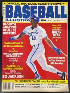 1990 NEWSSTAND EDITION BASEBALL ILLUSTRIERTE ZEITSCHRIFT BO JACKSON ROYALS AUF COVER - Bild 1 von 2
