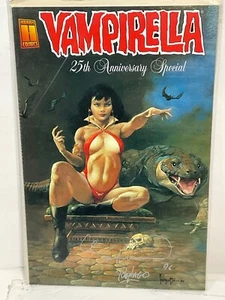 HARRIS COMICS VAMPIRELLA 25 ANIVERSARIO ESPECIAL FIRMADO CASI NUEVO/COMO NUEVO CÓMIC CON CERTIFICADO DE AUTENTICIDAD - Imagen 1 de 2