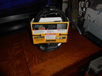 ONGUARD 6 FOOT COMBINATION CABLE LOCK [ONE MEAN LOCK] BRAND NEW FREE SHIPPING!! - Image 1 of 4