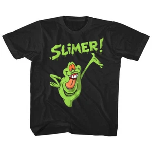 Ghostbusters Kids T Shirt Happy Slimer Ghost TV Cartoon Toddler Boy Girl Youth - Picture 1 of 4
