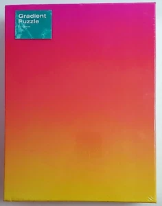 Areaware Color Gradient Puzzle Bruce Wilner 1000 Pc Pink Orange Yellow NEW - Picture 1 of 4