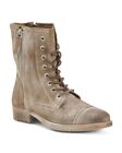 NWOB ROAN by BED/STU Affair Leather Combat Tan/White Boot Sz 9.5M