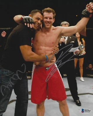 Antonio Rodrigo Nogueira & Ryan Bader Signed 8x10 Photo BAS COA UFC TUF 8 Champ - Image 1 of 4