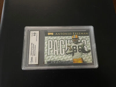 1999 Prestige SSD Antonio Freeman graded GMA 10 Green Bay Packers Gem MT - Image 1 of 2