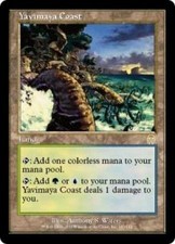Yavimaya Coast NM MTG Apocalypse Magic VN3