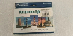 USA #UX399a, 2003, SOUTHEASTERN LIGHTHOUSES BOOKLET / 20 POSTKARTEN POSTFRISCH - Bild 1 von 4