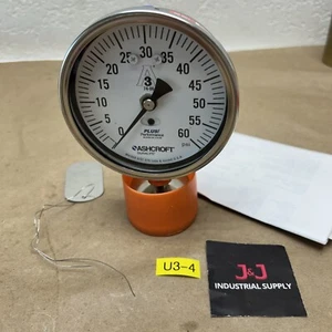 New Ashcroft 35 1032S 15L XC4LLSG 60#Sanitary Pressure Gauge Warranty 🇺🇸 - Picture 1 of 8