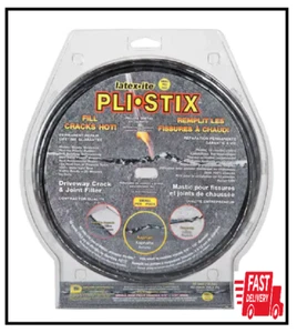 Latex-ite Pli-Stix 60 ft. Small Black Permanent Blacktop Joint and Crack Filler - Picture 1 of 3