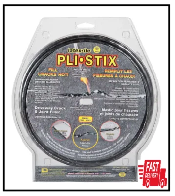 Latex-ite Pli-Stix 60 ft. Small Black Permanent Blacktop Joint and Crack Filler
