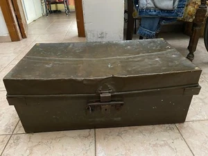 Cassa militare in ottone anni 20 - Picture 1 of 6