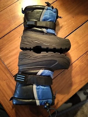 Koala Kids Boy/Toddler Size 6 Boots - Blue & Black - Image 1 of 4