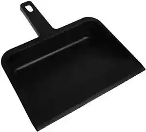 Padella antipolvere in plastica resistente 12 pollici nera spazzatrice strumenti pulizia casa NUOVO - Foto 1 di 3