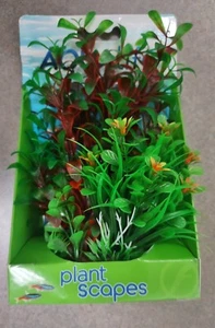 Decoración de plantas de acuario de plástico Aqualife 8 pulgadas - Imagen 1 de 3
