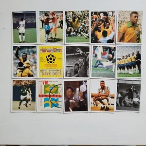 Pele 2005 Sporting Profiles Footballers Soccer Cards Complete Set of 15 SEALED - Picture 1 of 6