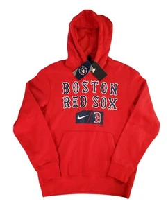 Nike Boston Red Sox Team Lettering Club Fleece Pullover Hoodie Men’s Size Medium - Picture 1 of 10