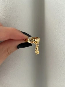 Adjustable ring with Teddy bear,Dainty Teddy Christmas-birthday-Valentines Gifts - Picture 1 of 8