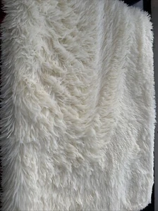 Cream Large Size 7 Ft X 5 Ft Approx Luxury Feel Machine Washable Shaggy - Picture 1 of 2
