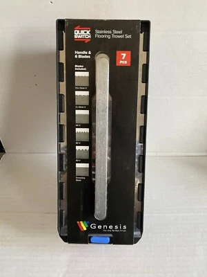 Genesis Stainless Steel 7 Piece Flooring Trowel Set Brand New - Image 1 of 4