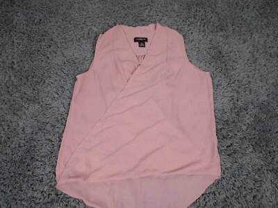 Camiseta sin mangas Liz Claiborne para mujer pequeña rosa ligera 2 piezas en capas Foto 1 de 4
