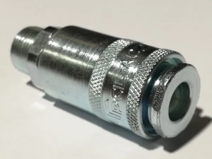 Acoplamiento de flujo de aire de liberación rápida estándar PCL con hilo macho 1/4"" 3/8"" 1/2"" BSPT - Imagen 1 de 1