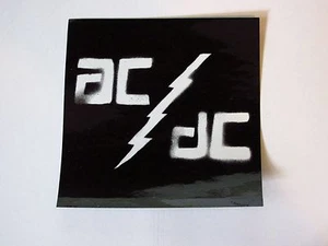 AC/DC PR STICKERS (2) - ISSUED IN CONJUNCTION WITH THE BACKTRACKS RELEASE - Picture 1 of 2