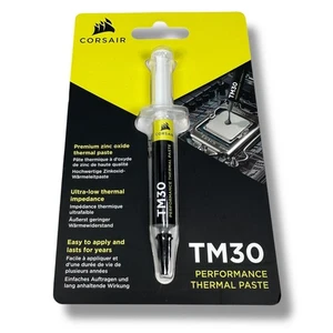Corsair TM30 Performance PC Pâte Thermique Ultra-Faible Impédance Thermique CPU/GPU - Photo 1/4