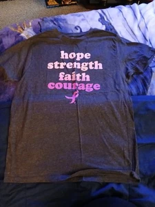 Susan G. Komen Hope Fight Cure T-Shirt Women's Cancer Awareness Tshirt SZ Medium - Picture 1 of 3