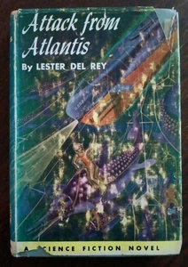 Attack from Atlantis (1953) 1st Edition 1st Printing LESTER DEL REY Hardcover DJ - Picture 1 of 9