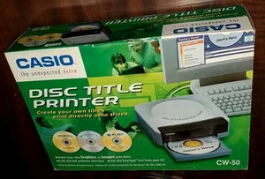 Casio Disc Title Printer CW-50 New NOS - Picture 1 of 5