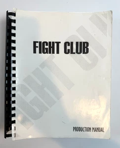 RARE Fight Club Movie (1999) Production Manual Binder Calendar Shooting Schedule - Picture 1 of 16
