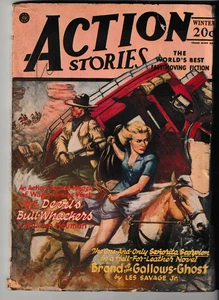 Vintage Action Stories Western Pulp Magazin Winter 1945 Les Savage Jr. - Bild 1 von 3