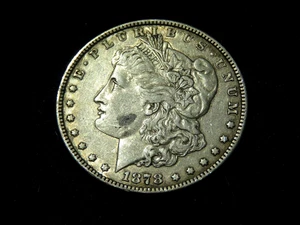 Better Date 1878 7tf (Reverse of 1878) XF/AU Morgan Dollar K1 - Bild 1 von 2