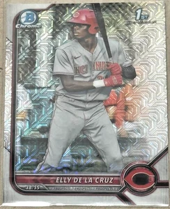 2022 Bowman Chrome Prospects Elly De La Cruz #BCP-50 Mojo Refractor (RC) - Picture 1 of 2
