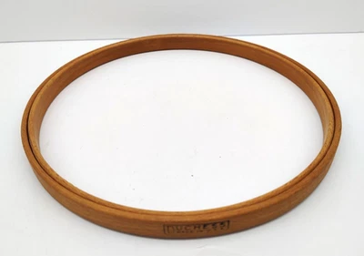 Vintage Duchess Embroidery Hoop 7" Round Felt Cushion Wood Made in USA - Image 1 of 4