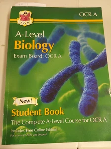 A-Level Biology for OCR A: Year 1 & 2 Student Book with Online Edition (CGP OCR - Picture 1 of 2