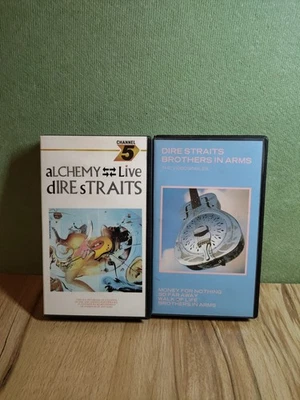Dire Straits VHS Video Tapes X2 Brothers In Arms And Alchemy Live - Image 1 of 4